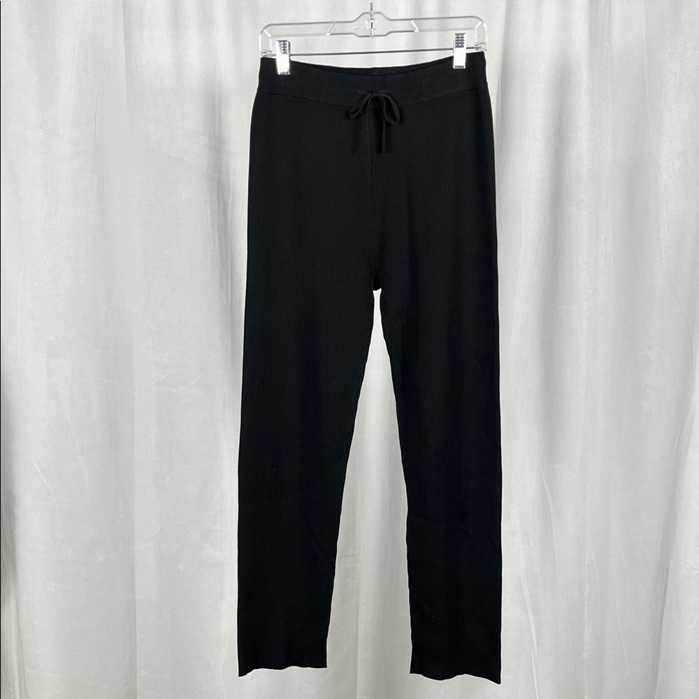 ASM Anna‎ Black Ribbed Pant.
